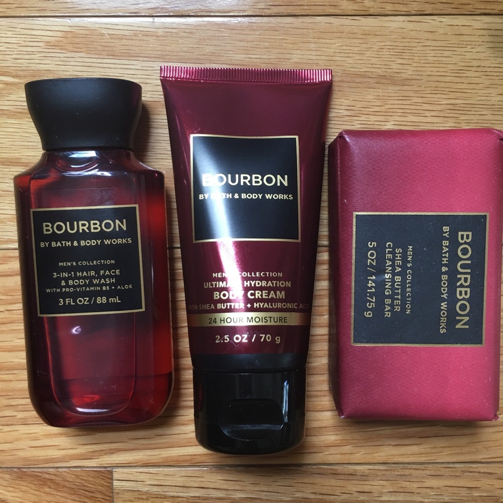 Bath & Body Works Bourbon Men's Collection Set